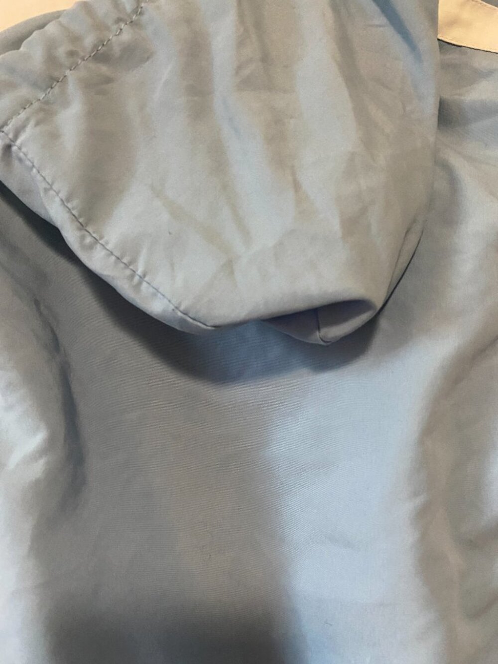Vintage Harley-Davidson Baby Boy Light Blue Hooded Lightweight Jacket 6/9M - Picture 10 of 13